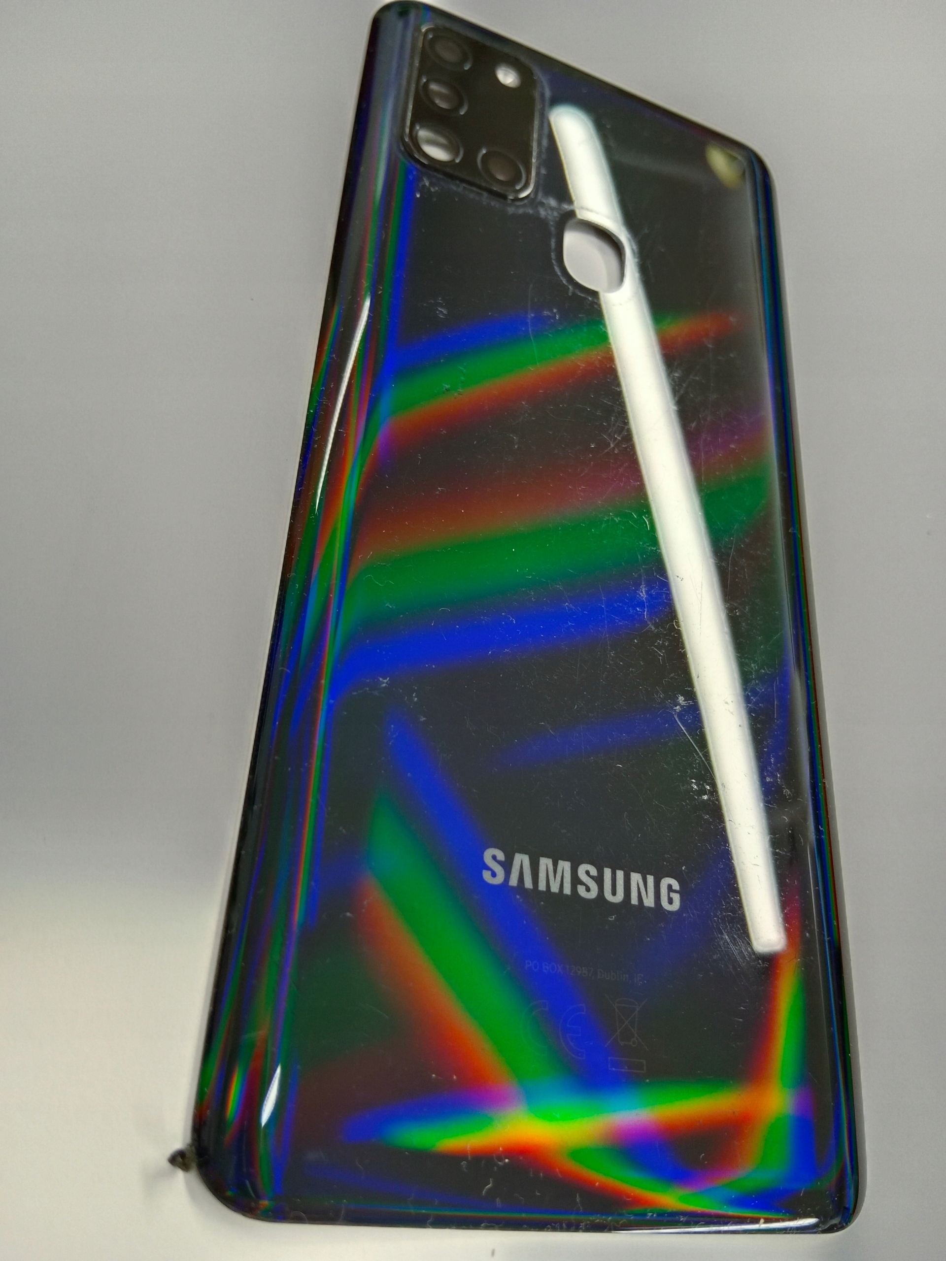 Klapka BateriI SAMSUNG A21S A21 ORYGINAŁ CZARNA - obrazek 4