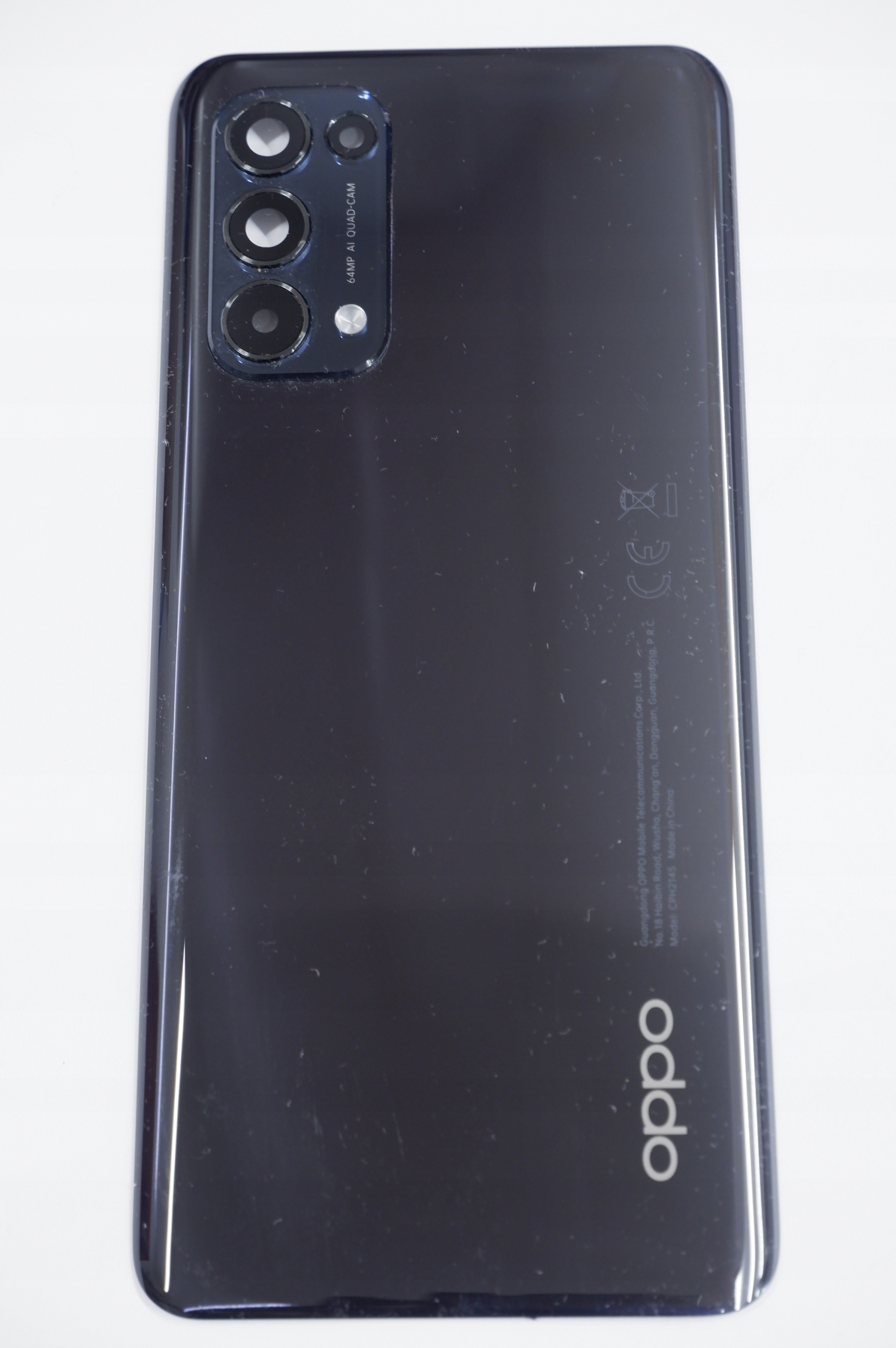 Klapka Baterii OPPO RENO 5 CZARNA ORYGINALNA