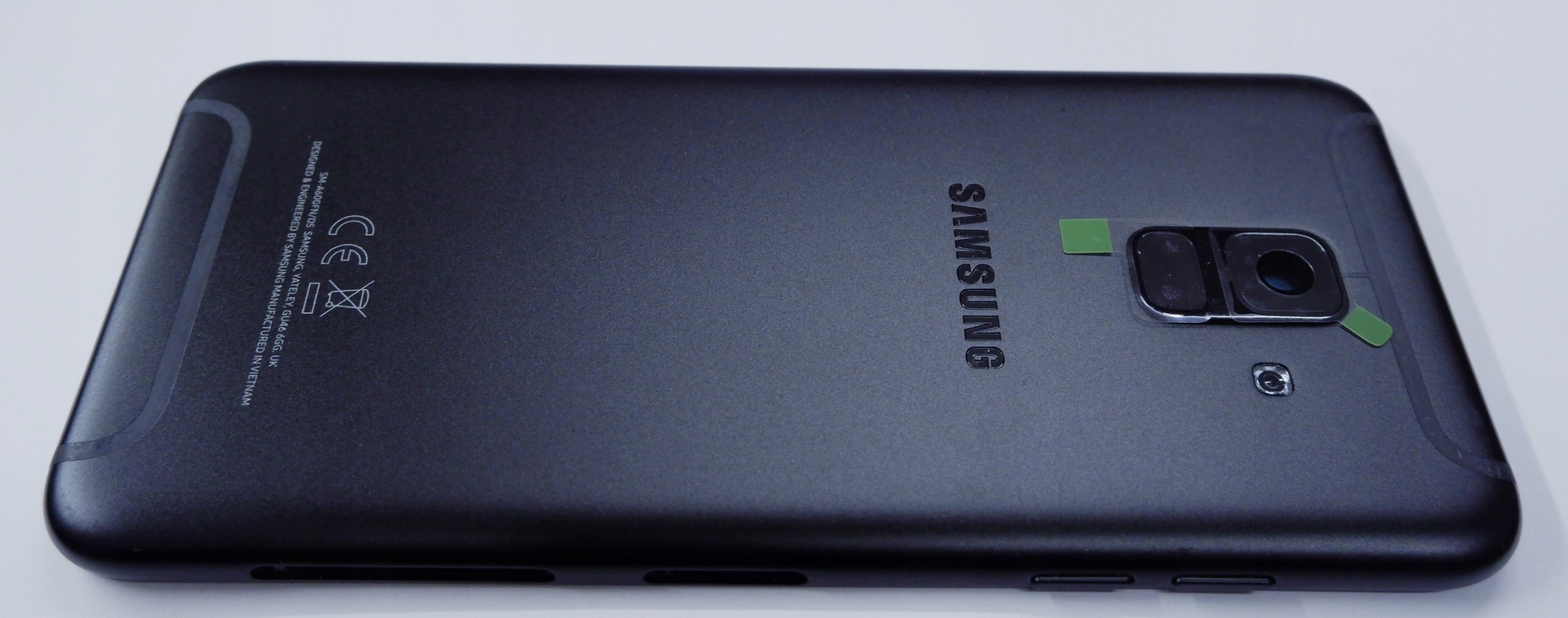 Klapka Obudowa SAMSUNG A6 2018 Czarna Oryginał - obrazek 4