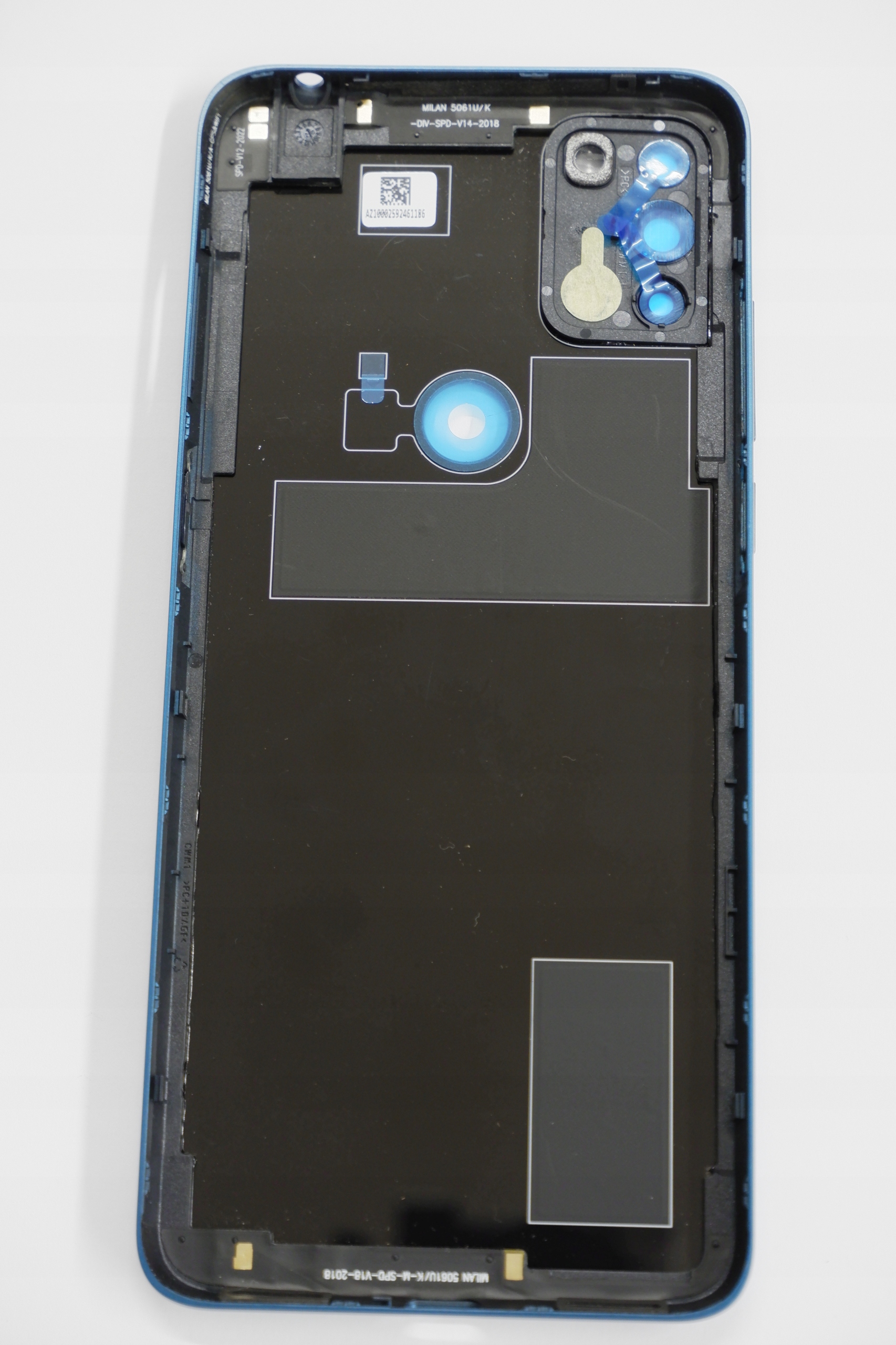 Klapka Baterii ALCATEL 3X 2020 NIEBIESKA ORYGINAŁ - obrazek 2