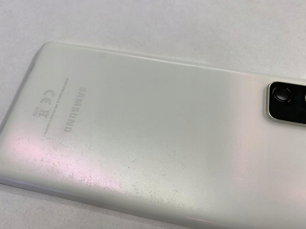 Klapka BateriI SAMSUNG s20 FE ORYGINAŁ BIAŁA - obrazek 3