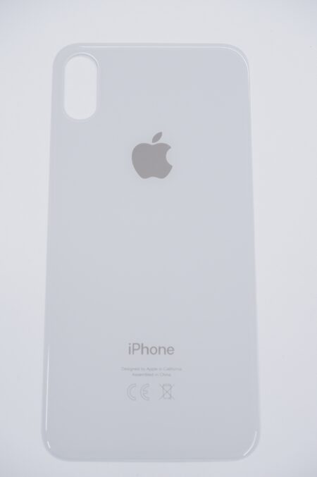 Klapka Baterii Plecki iPhone X Silver Oryginalna