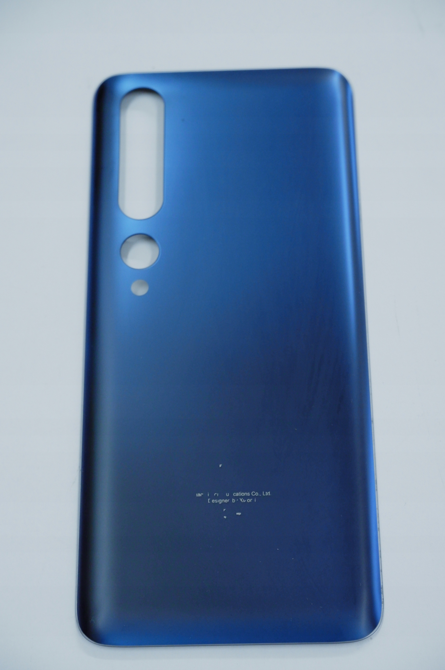 KLAPKA BATERII XIAOMI MI 10 NIEBIESKI MATOWY