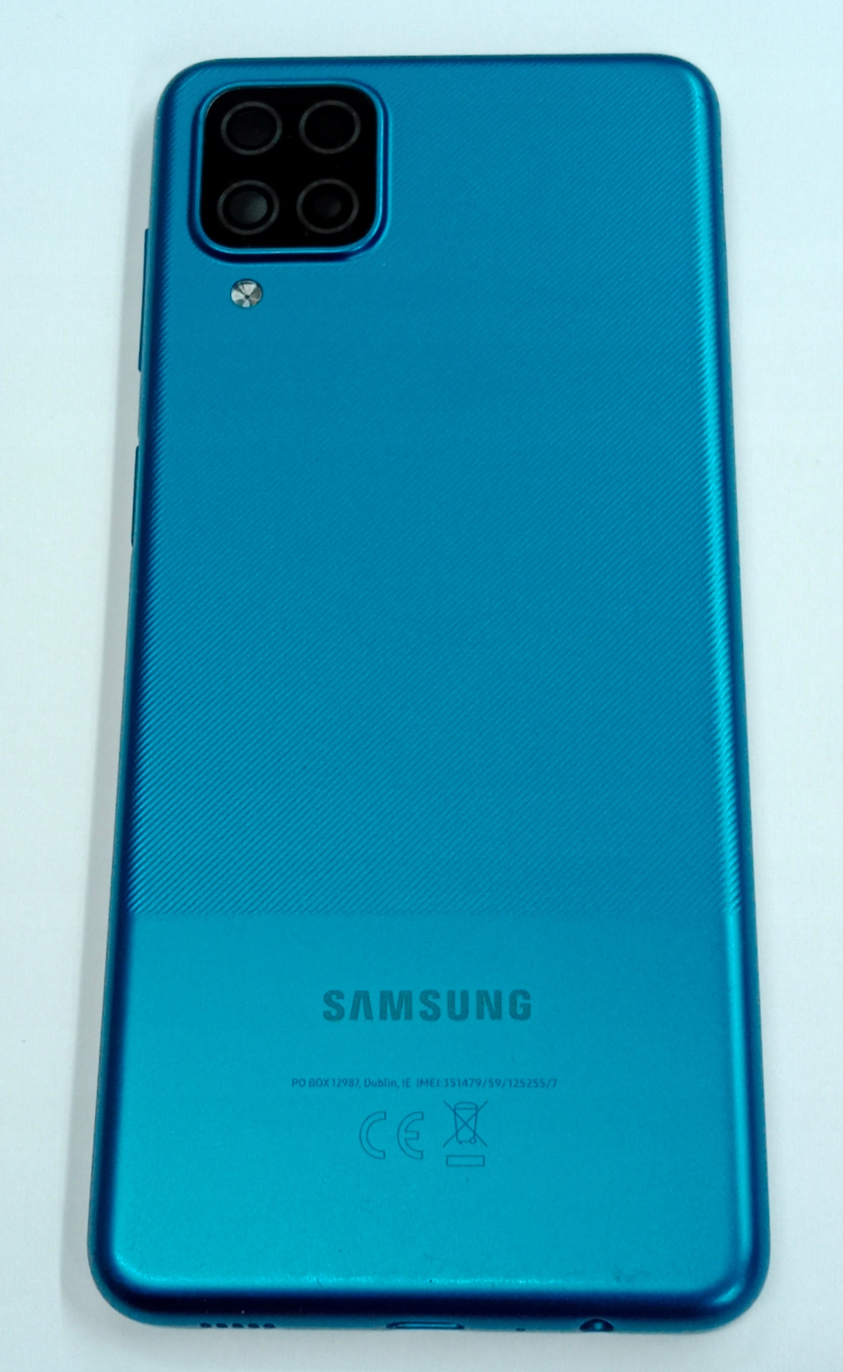 Klapka BateriI SAMSUNG A12 A127 ORYGINAŁ NIEBIESKA