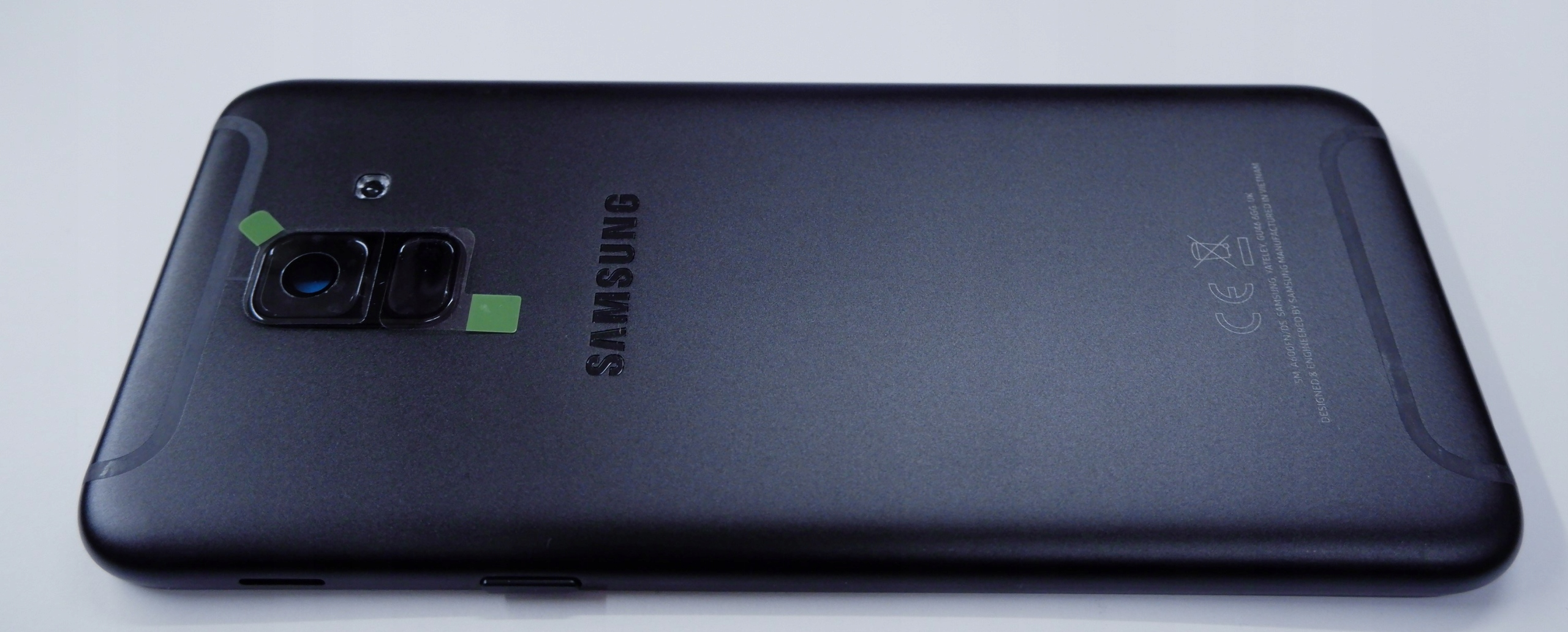 Klapka Obudowa SAMSUNG A6 2018 Czarna Oryginał - obrazek 3