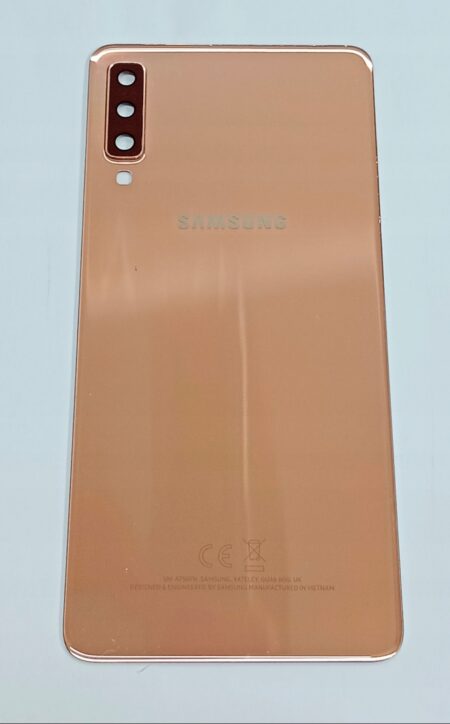 Klapka SAMSUNG A7 2018 ZŁOTA oryginalna 100%