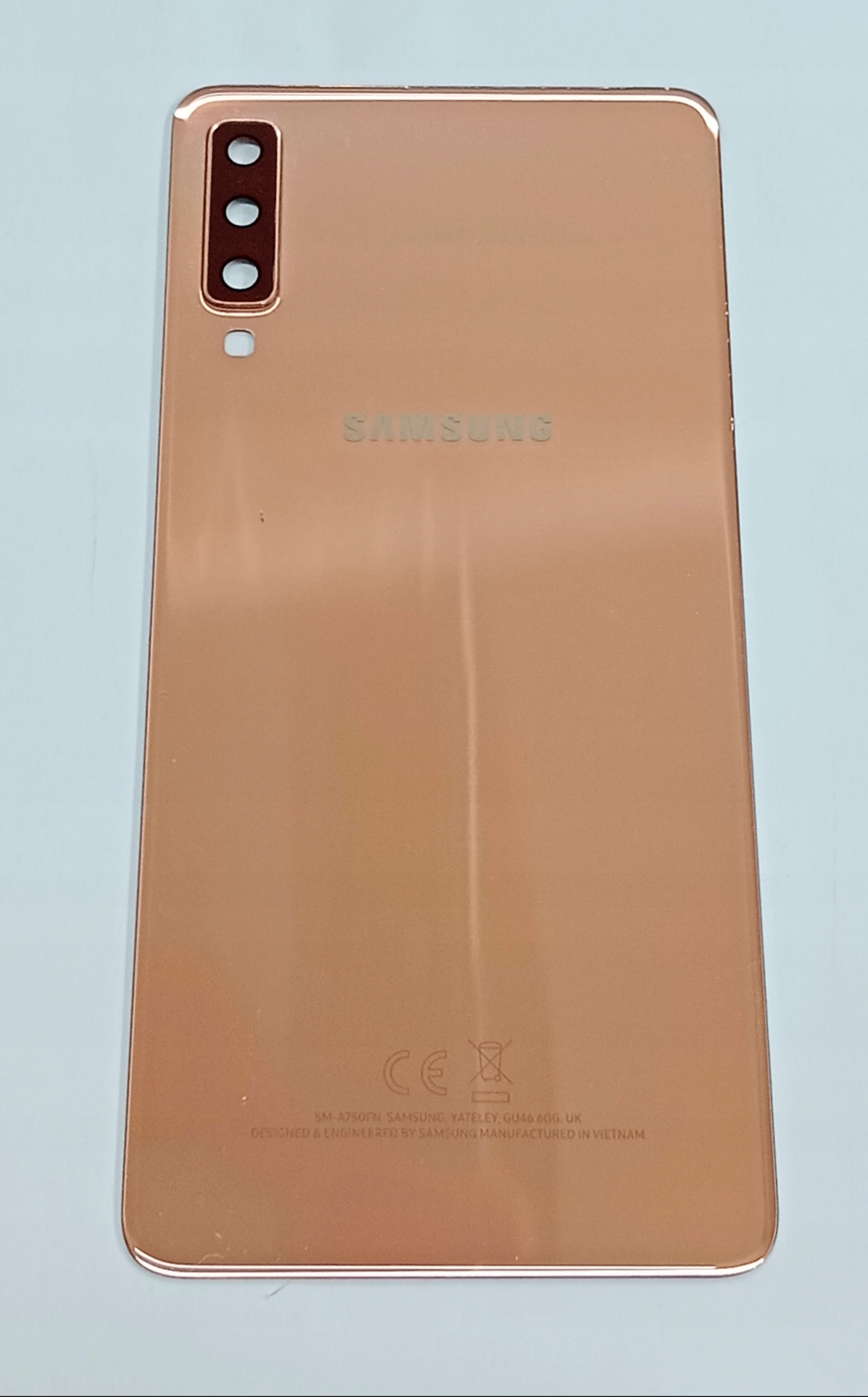 Klapka SAMSUNG A7 2018 ZŁOTA oryginalna 100%