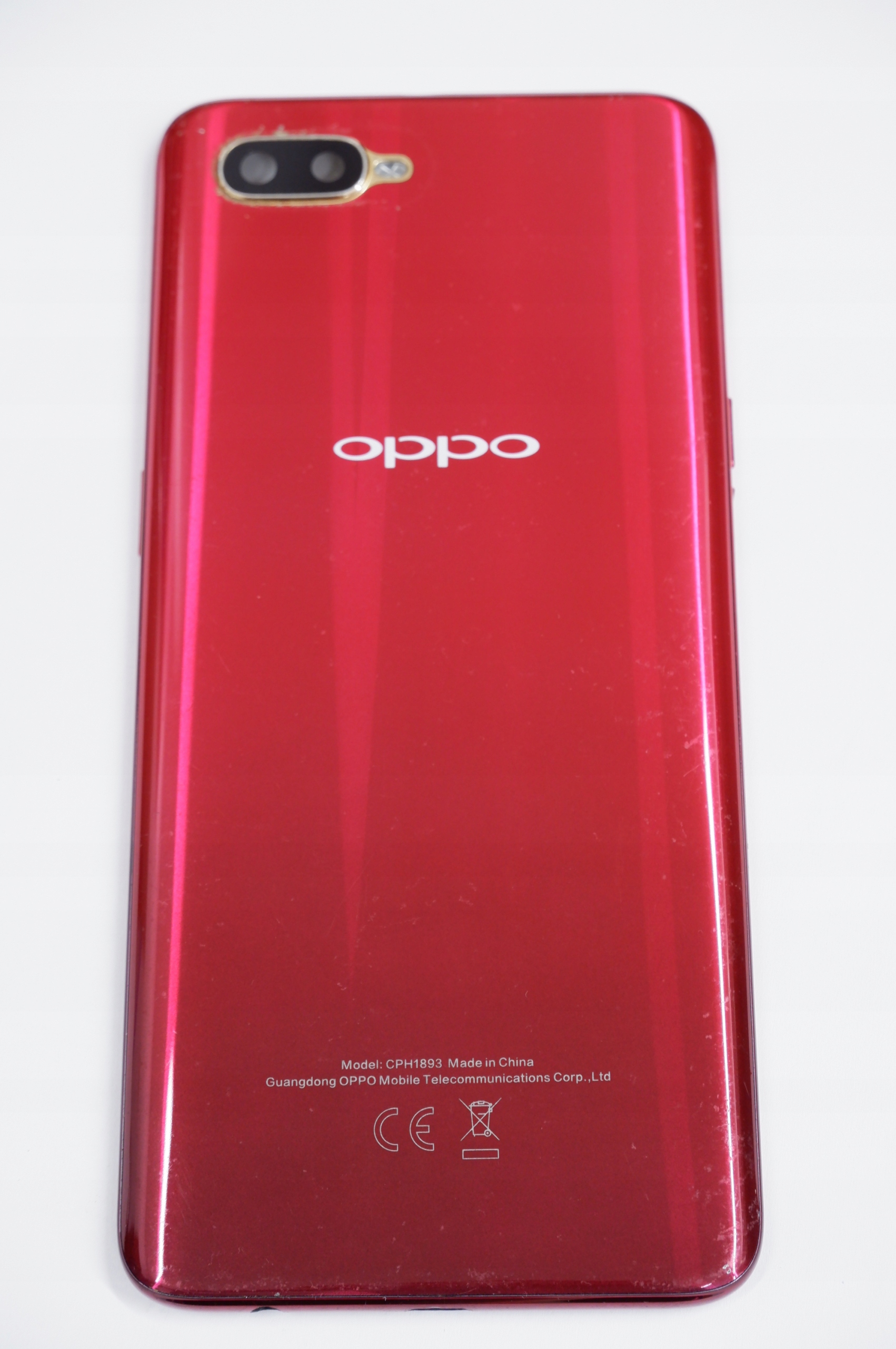Klapka Baterii OPPO R17 NEO CZERWONA ORYGINALNA