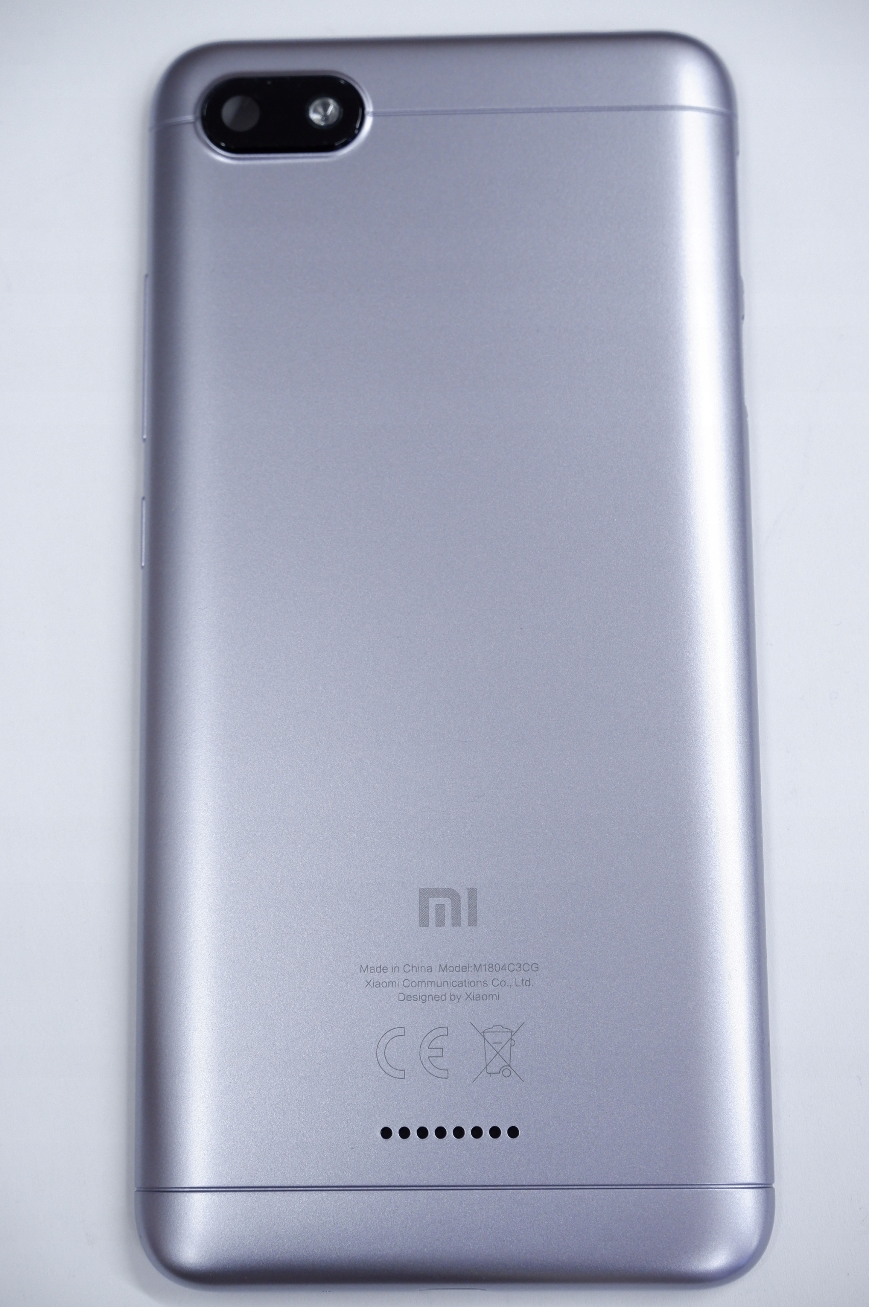 Klapka Baterii REDMI 6A SREBRNA NOWA ORYGINALNA
