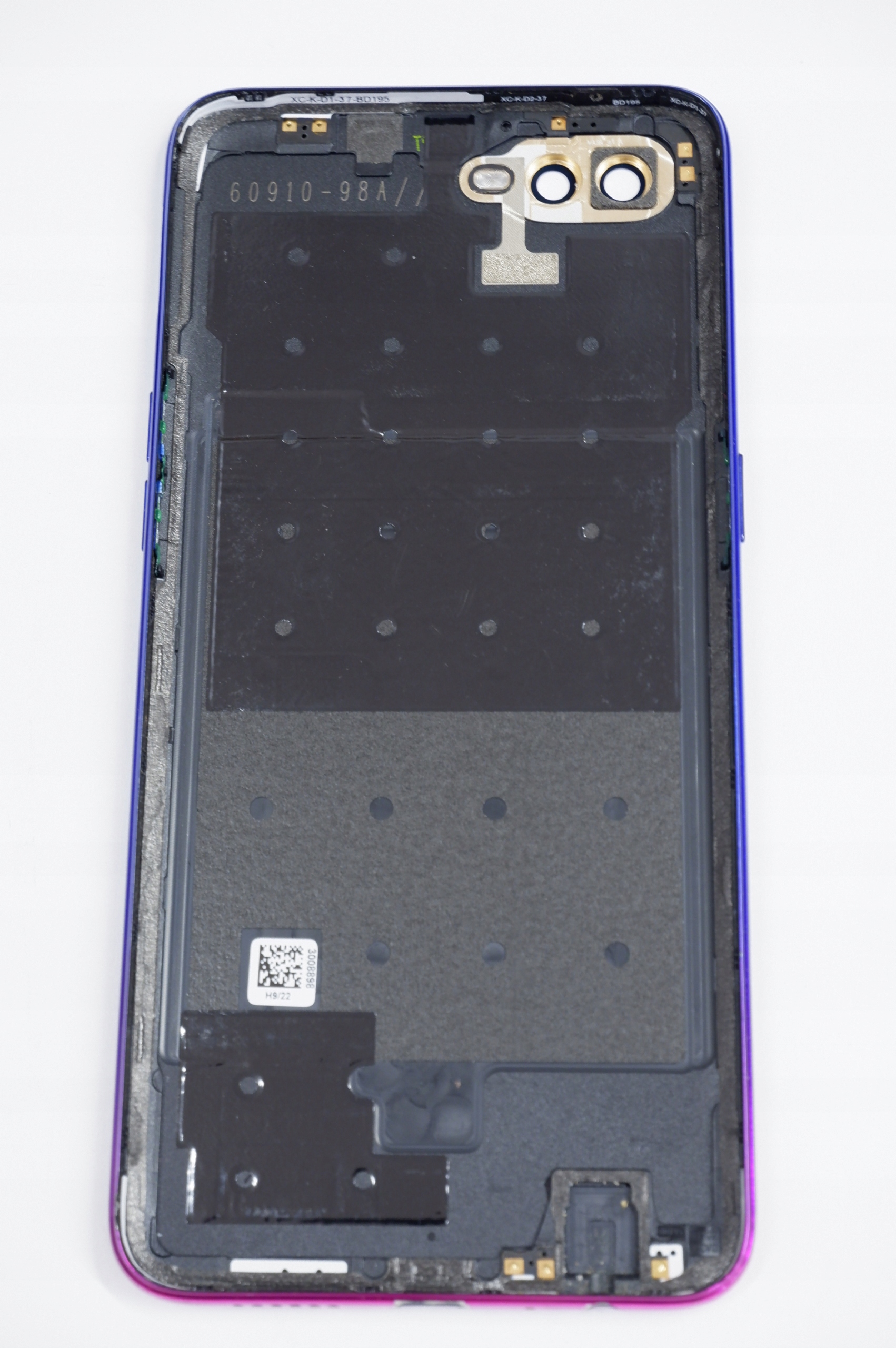 Klapka Baterii OPPO R17 NEO NIEBIESKA ORYGINALNA - obrazek 2