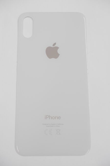 Klapka Baterii iPhone X Silver Biała