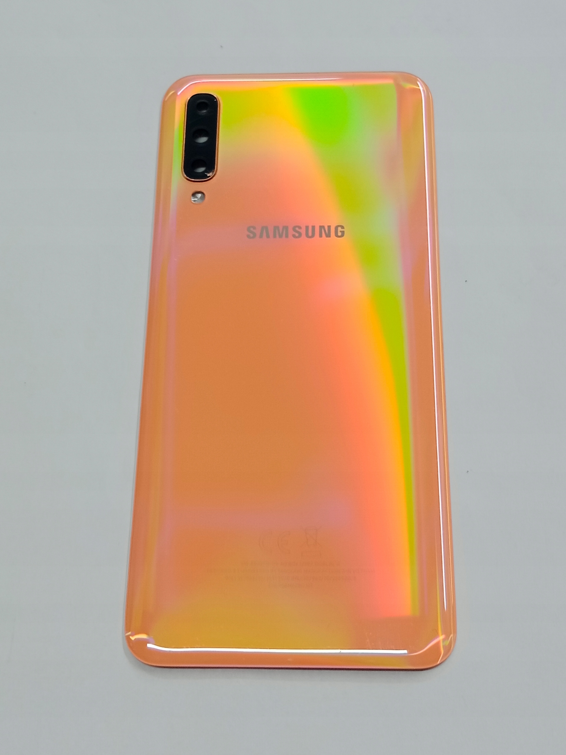 Klapka Baterii SAMSUNG A50 POMARAŃCZOWA