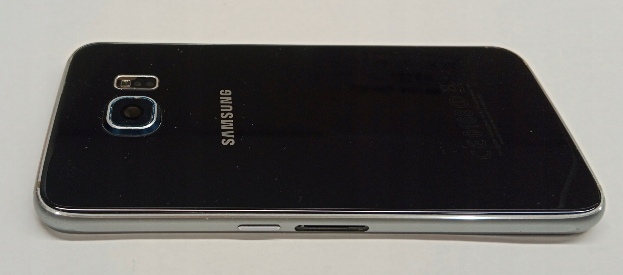Klapka Baterii Ramka SAMSUNG GALAXY S6 NIEBIESKA - obrazek 3