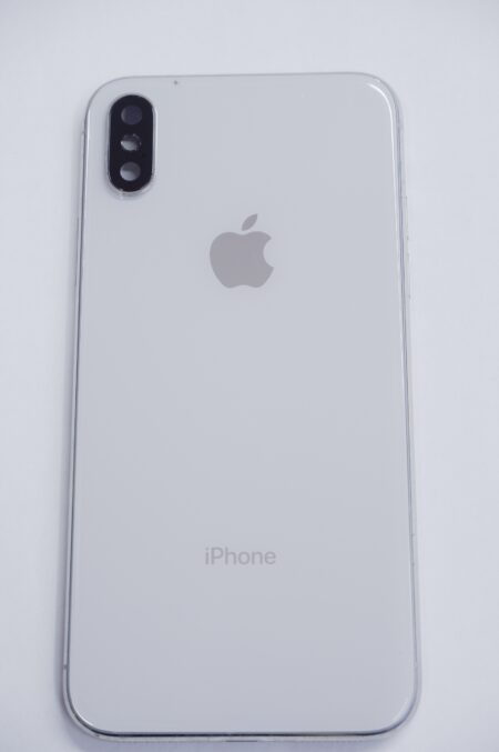 Obudowa Plecki iPhone X Silver Oryginalna