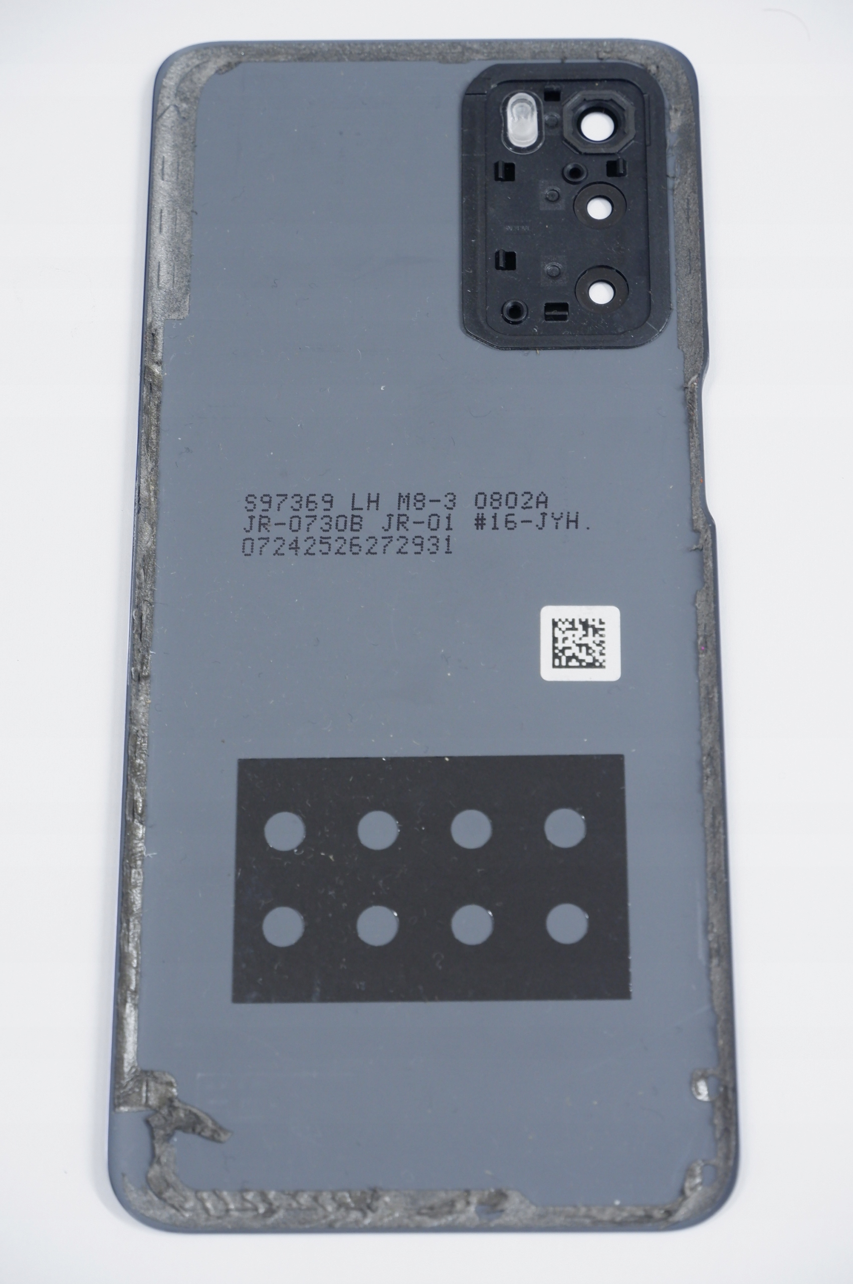 Klapka Baterii OPPO RENO A16S CZARNA ORYGINALNA - obrazek 2