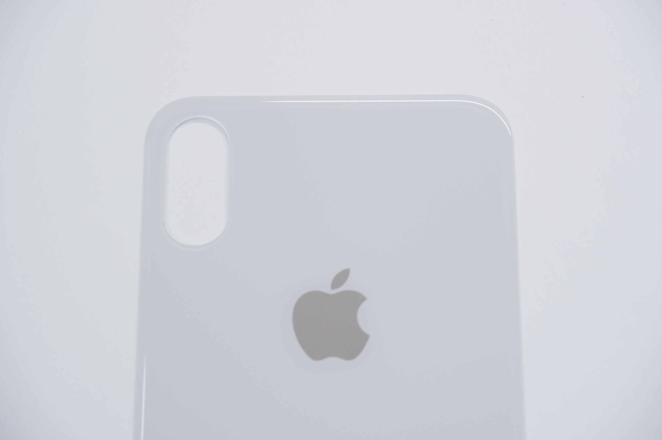 Klapka Baterii Plecki iPhone X Silver Oryginalna - obrazek 3