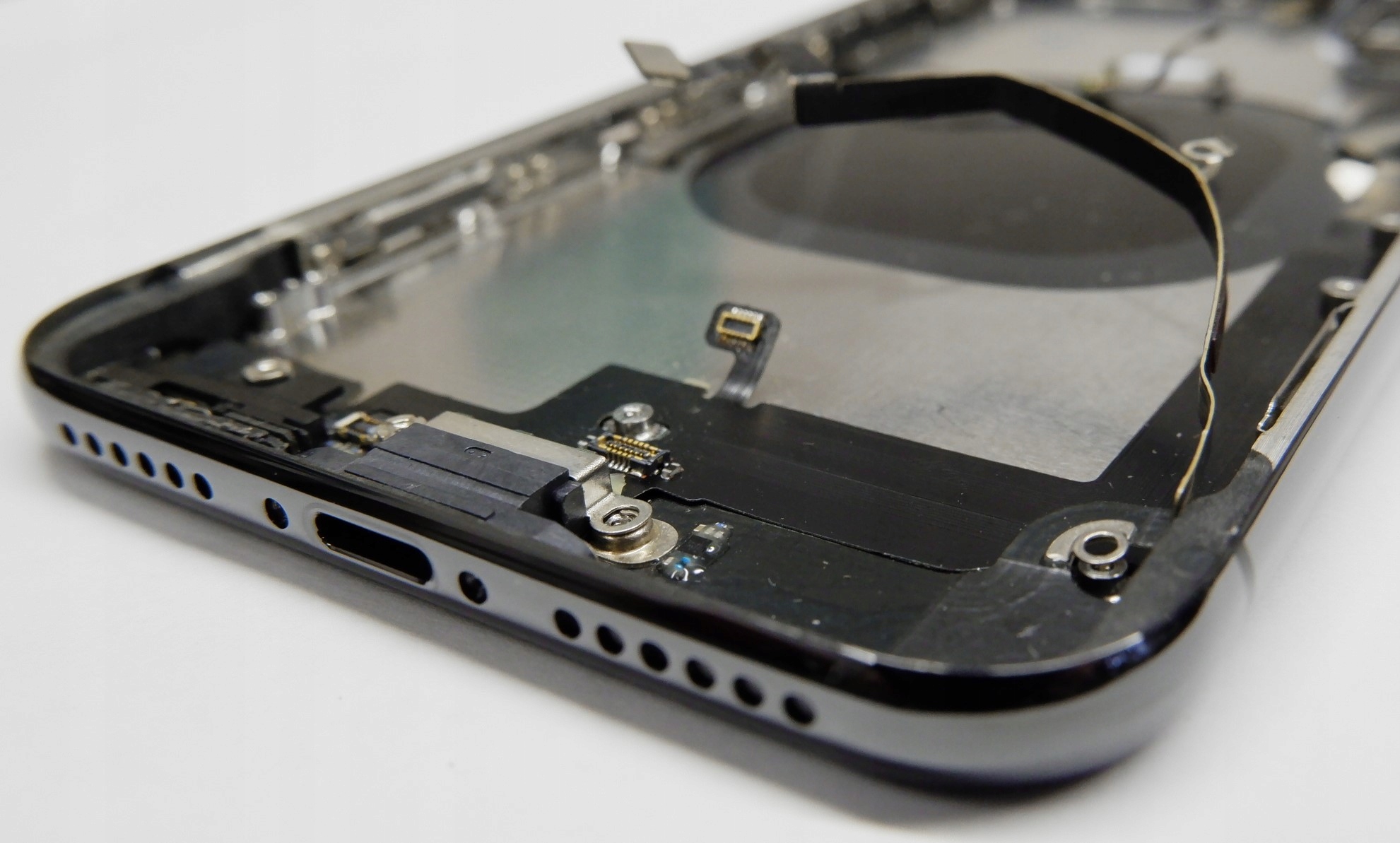 Korpus Klapka baterii Apple iPhone X Space Grey - obrazek 4