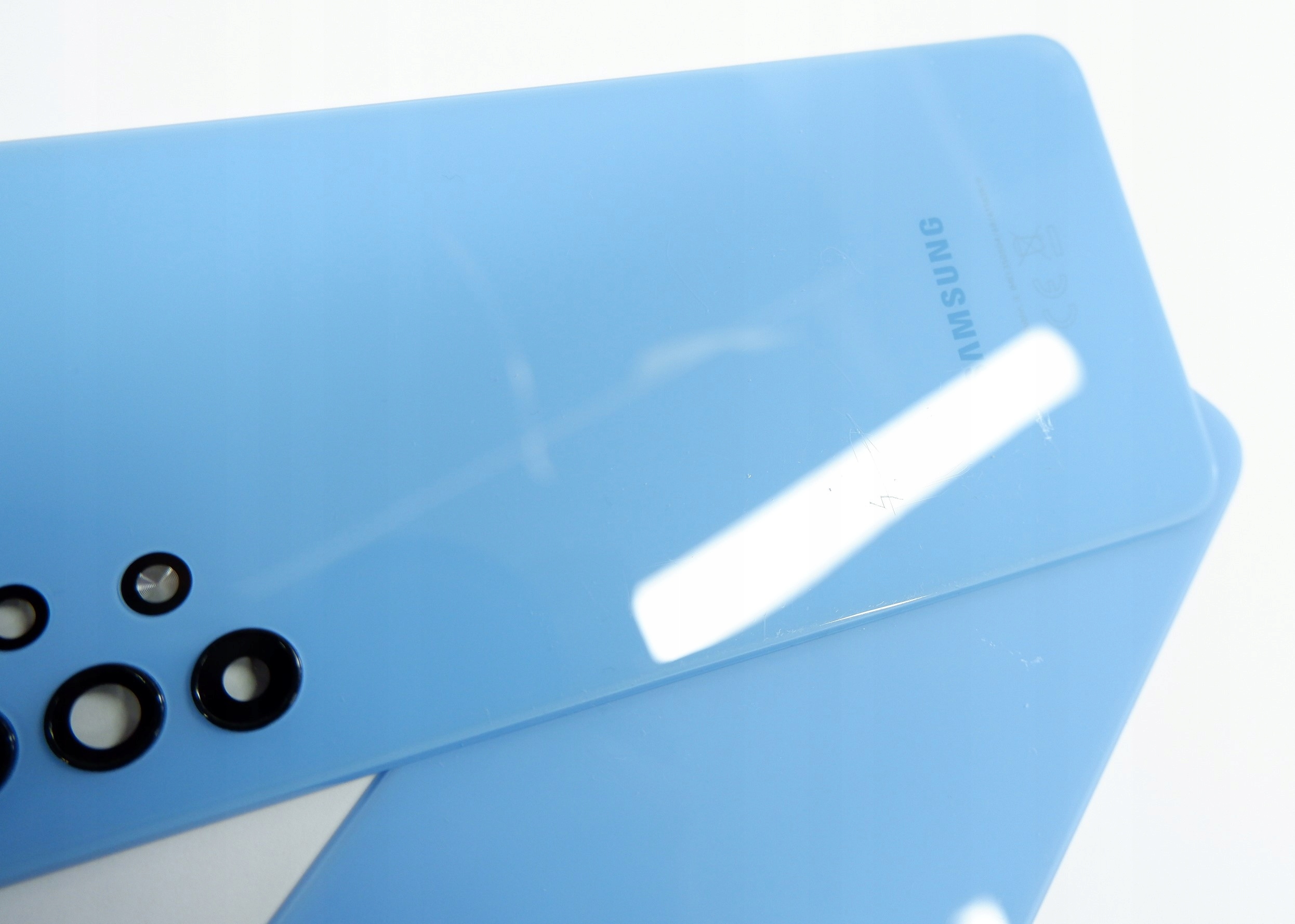 Klapka Baterii SAMSUNG A32 SM-A326 NIEBIESKA ORYG - obrazek 3