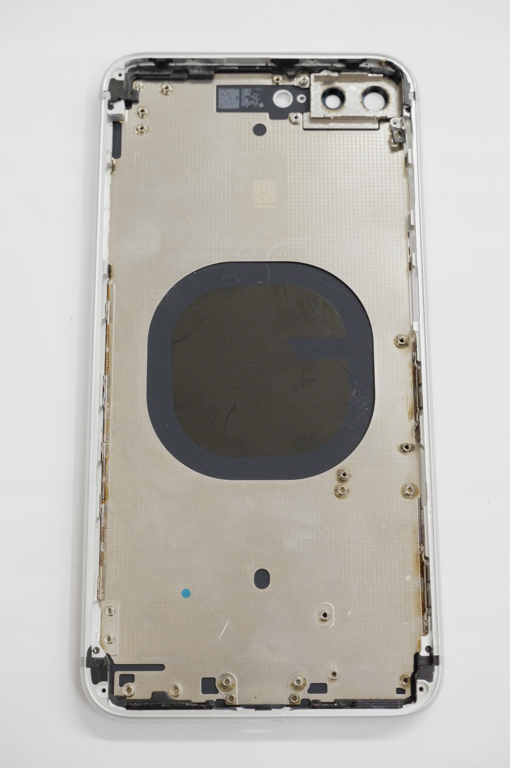 Korpus Plecki Klapka Baterii iPhone 8 Plus Silver - obrazek 5