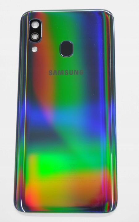 Klapka Baterii SAMSUNG A40 SM-A405F CZARNY METALIK