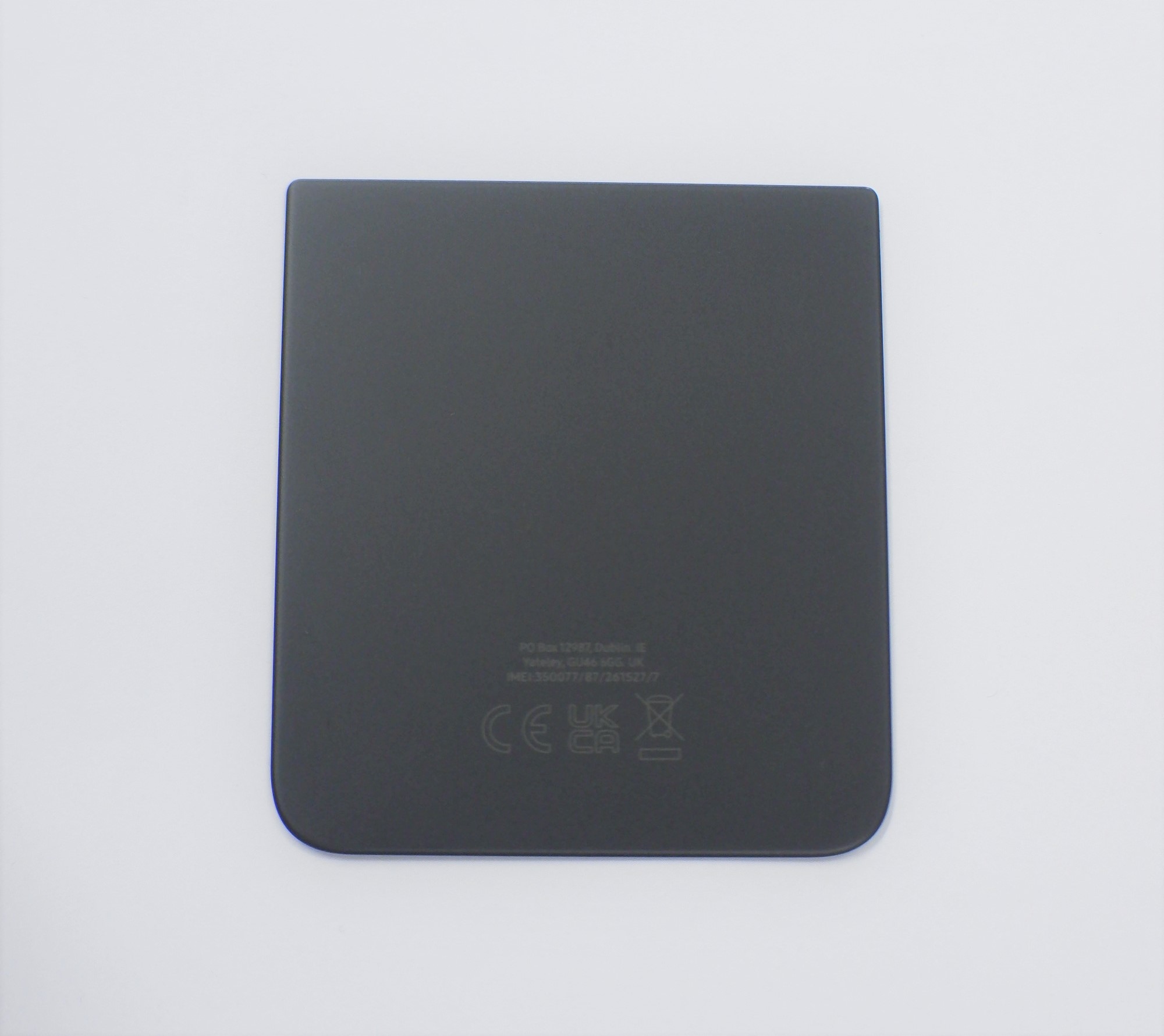 Klapka Baterii SAMSUNG Z FLIP4 CZARNA ORYGINALNA