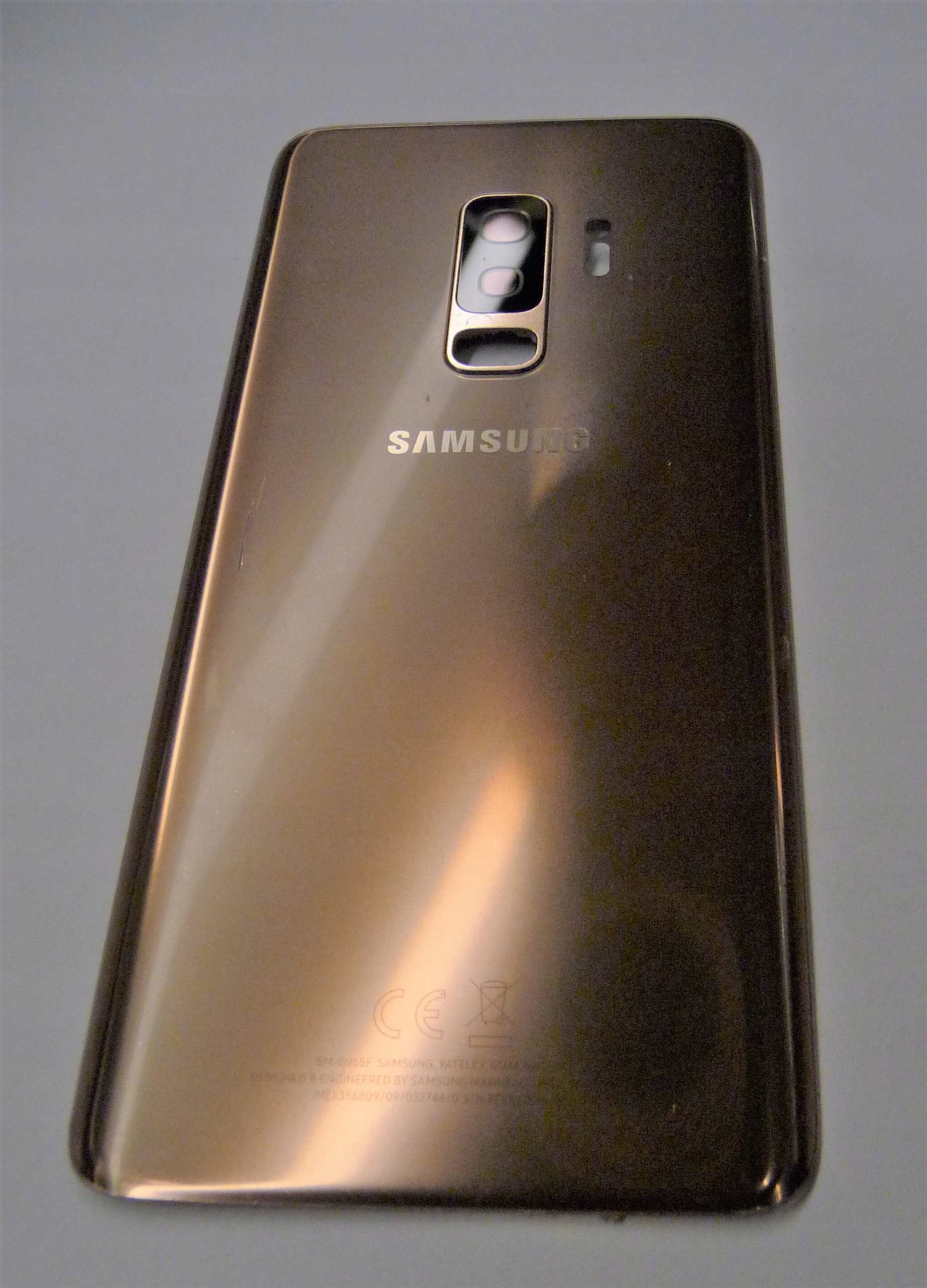 Klapka SAMSUNG S9+ plus ZŁOTA Oryginalna G965 - obrazek 2