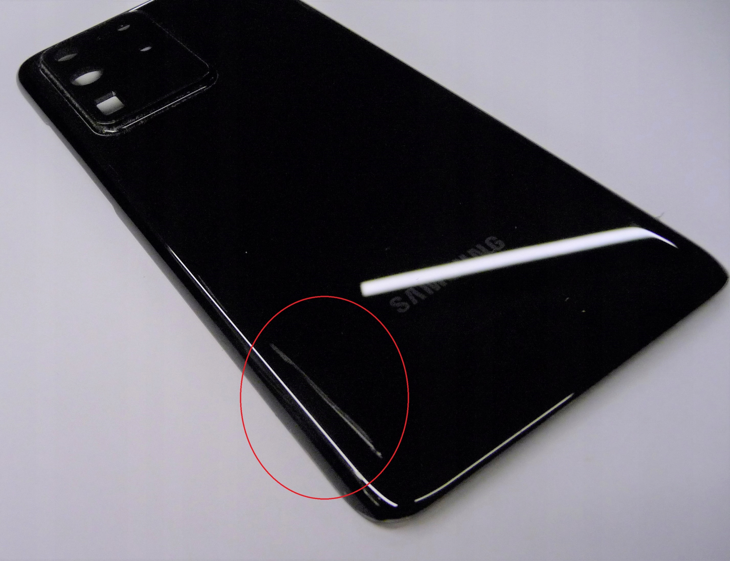 Klapka SAMSUNG S20 ULTRA CZARNA oryginalna G998 - obrazek 3