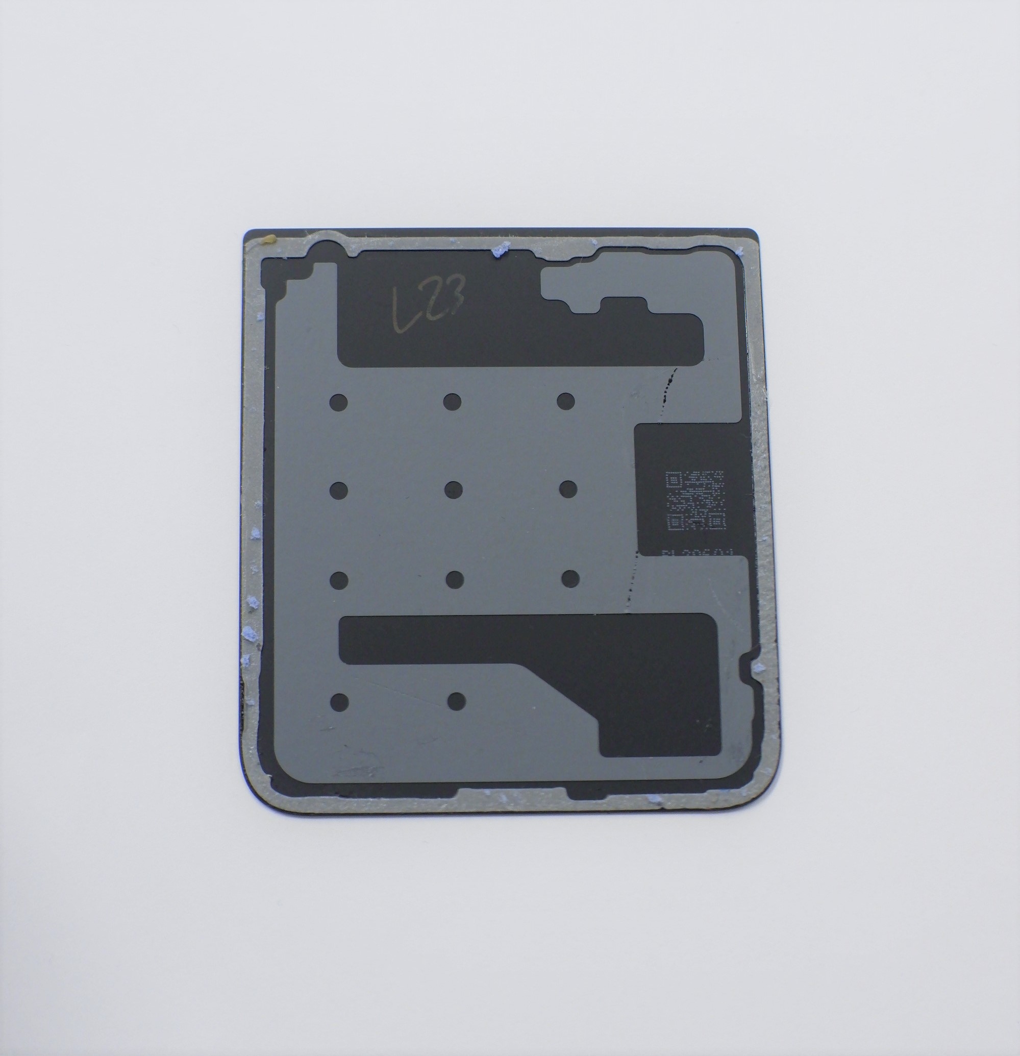 Klapka Baterii SAMSUNG Z FLIP4 CZARNA ORYGINALNA - obrazek 2