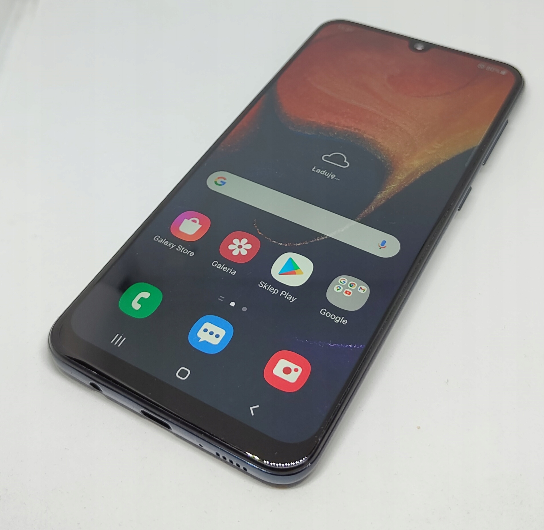 Samsung Galaxy A50 4 GB / 128 GB CZARNY KOMPLET ETUI+SZKŁO - obrazek 4