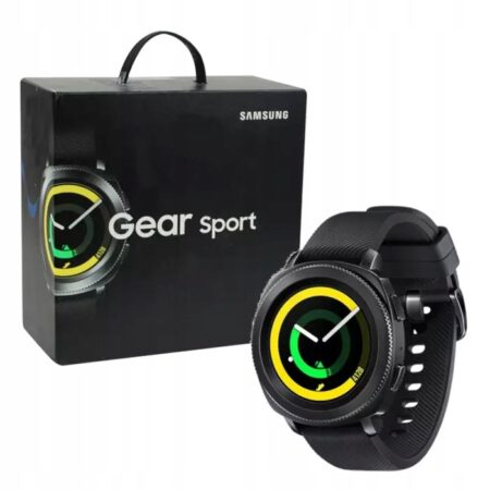 Smartwatch Samsung Gear Sport (R600) czarny NOWY MIL-STD-810 5 ATM pływanie