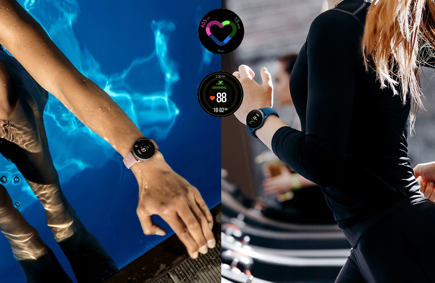 Smartwatch Samsung Galaxy Watch Active (R500) czarny NOWY MIL-STD-810G GPS - obrazek 10