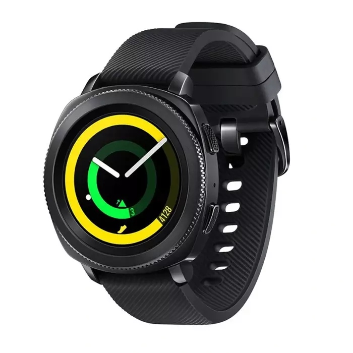 Smartwatch Samsung Gear Sport (R600) czarny NOWY MIL-STD-810 5 ATM pływanie - obrazek 3