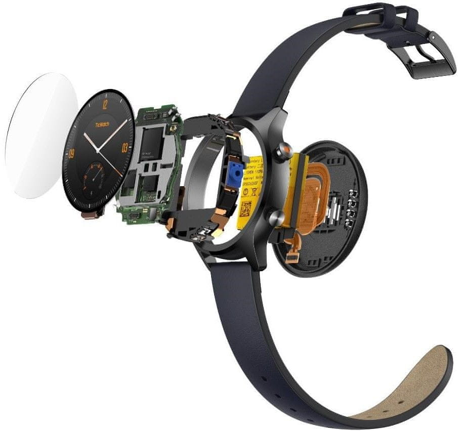 Smartwatch Ticwatch C2+ CZARNY Nfc Wifi GPS Amodel monitor pracy serca ip68 - obrazek 8